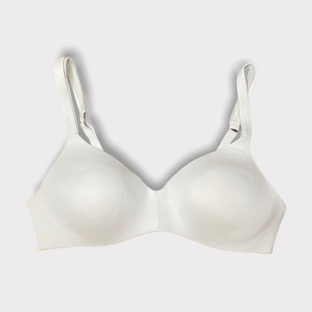 Hanes Wireless Bra - White (2)